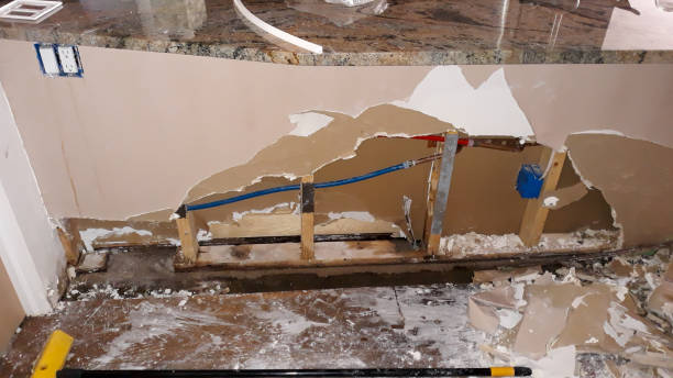 Water damage restoration process in Duryea, PA